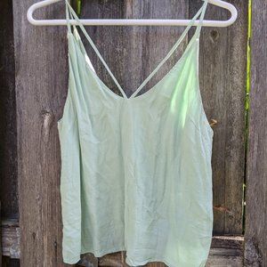Contemporary Mint Green Small Strappy Shirt